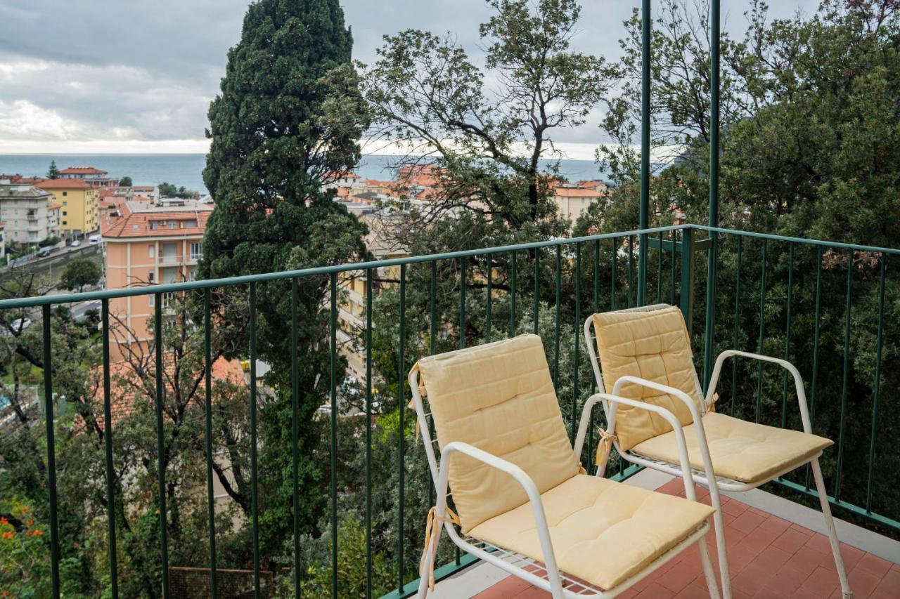089 - Casa Cascata, Vista Mare, 400 Metri Dalla Spiaggia Appartement Sestri Levante Buitenkant foto