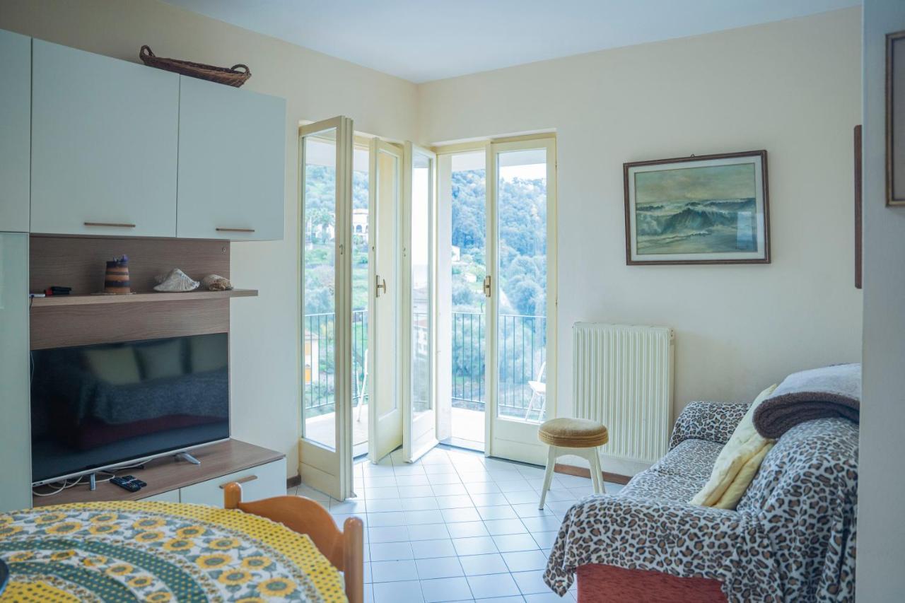 089 - Casa Cascata, Vista Mare, 400 Metri Dalla Spiaggia Appartement Sestri Levante Buitenkant foto