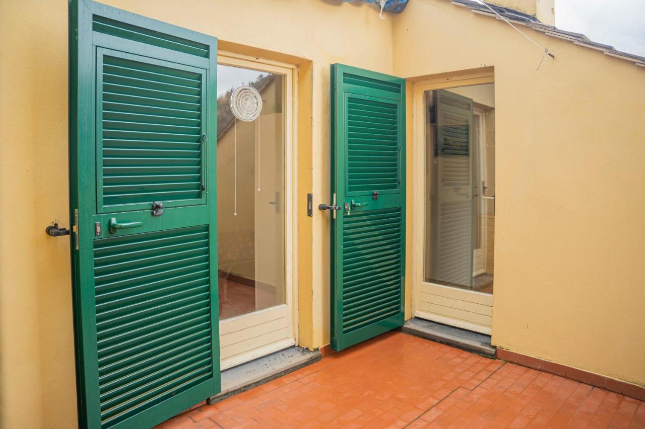 089 - Casa Cascata, Vista Mare, 400 Metri Dalla Spiaggia Appartement Sestri Levante Buitenkant foto