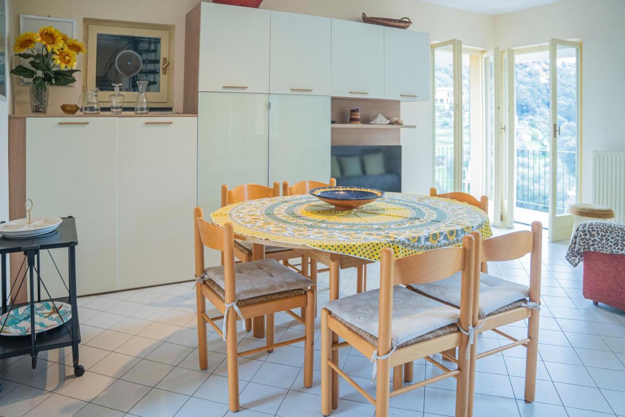 089 - Casa Cascata, Vista Mare, 400 Metri Dalla Spiaggia Appartement Sestri Levante Buitenkant foto
