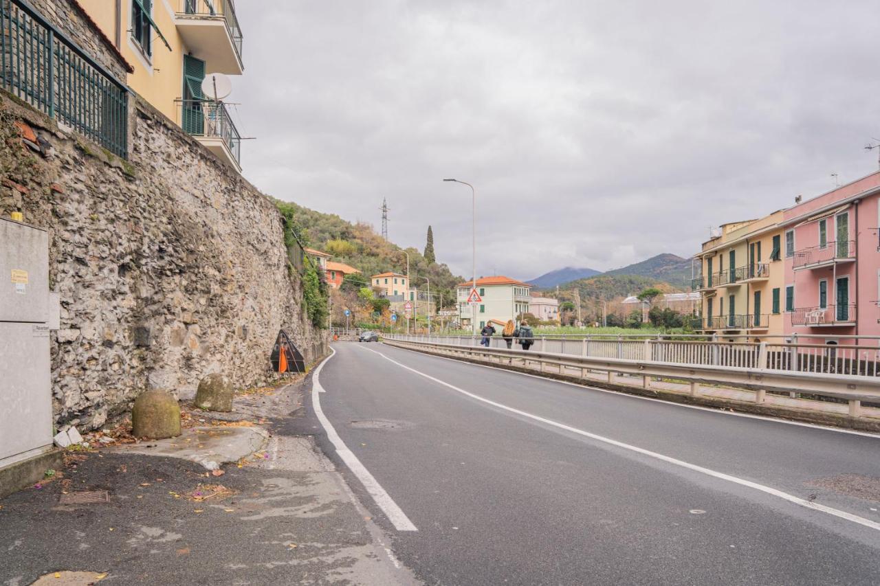 089 - Casa Cascata, Vista Mare, 400 Metri Dalla Spiaggia Appartement Sestri Levante Buitenkant foto