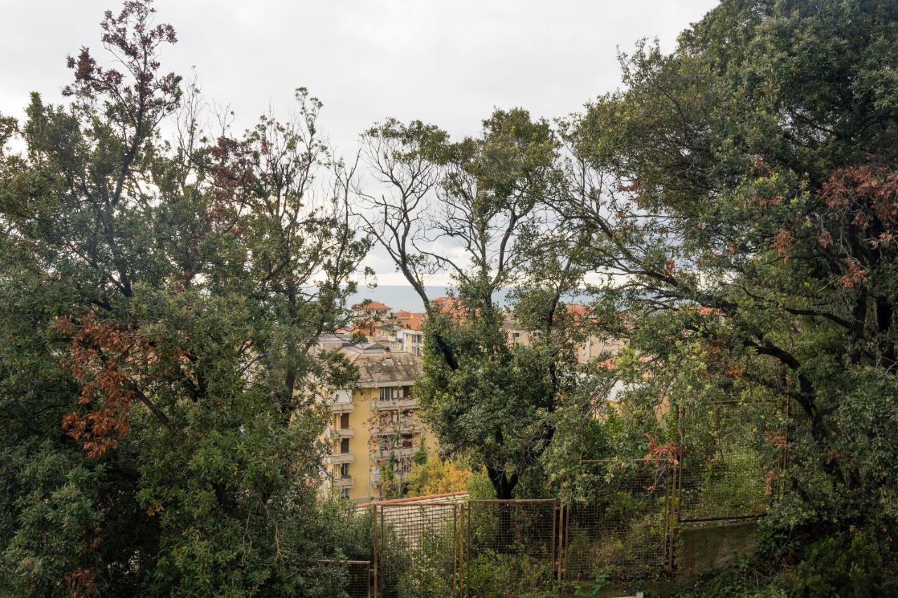 089 - Casa Cascata, Vista Mare, 400 Metri Dalla Spiaggia Appartement Sestri Levante Buitenkant foto