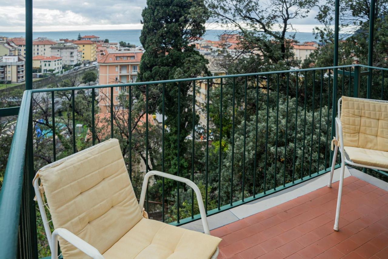 089 - Casa Cascata, Vista Mare, 400 Metri Dalla Spiaggia Appartement Sestri Levante Buitenkant foto