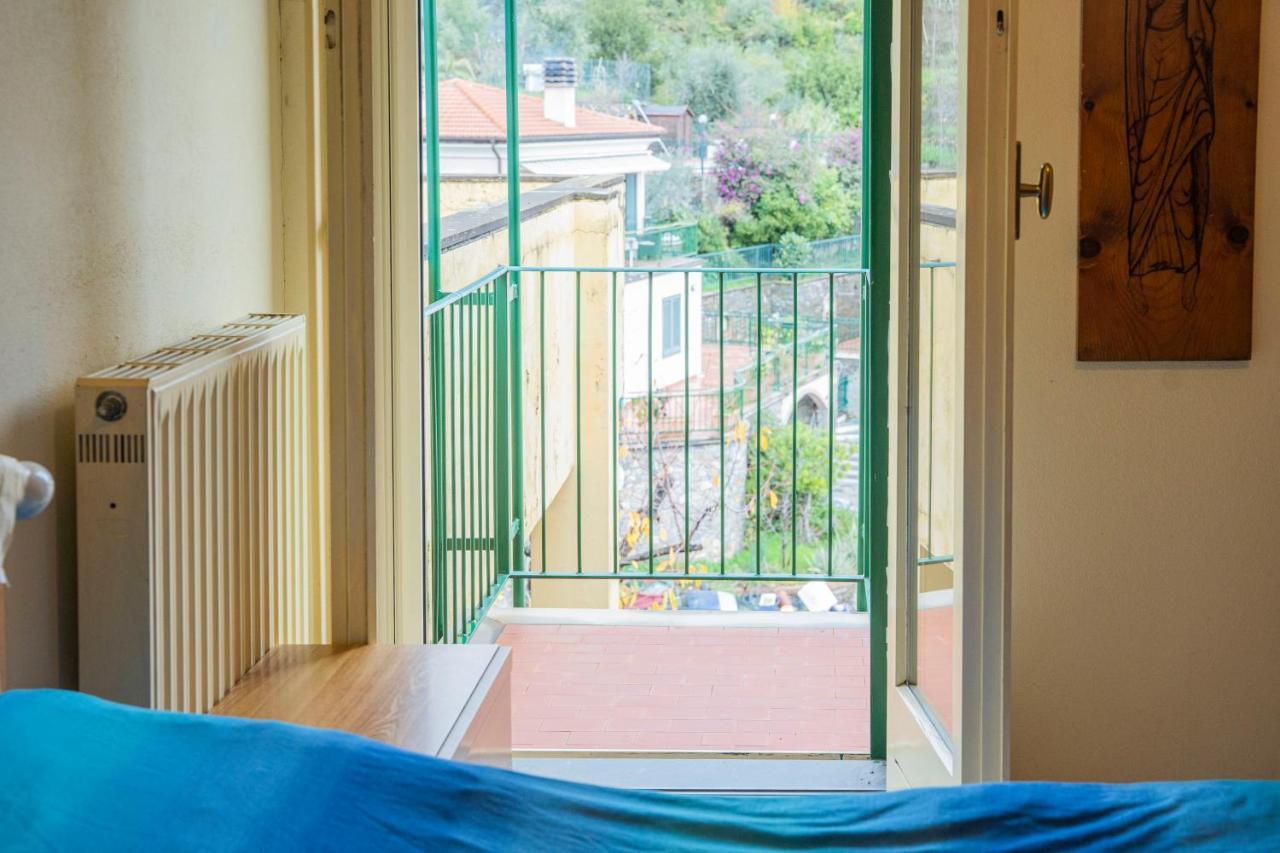 089 - Casa Cascata, Vista Mare, 400 Metri Dalla Spiaggia Appartement Sestri Levante Buitenkant foto